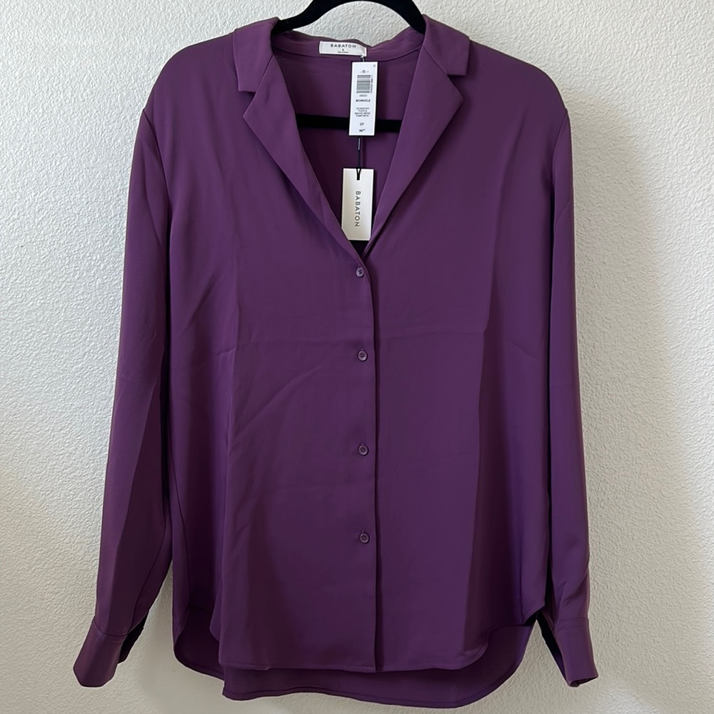 NWT New Aritzia Babaton Size Small Monocole Dewberry Purple Mauve 99031